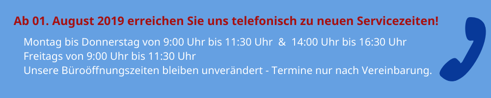 Telefonzeiten Schier GmbH